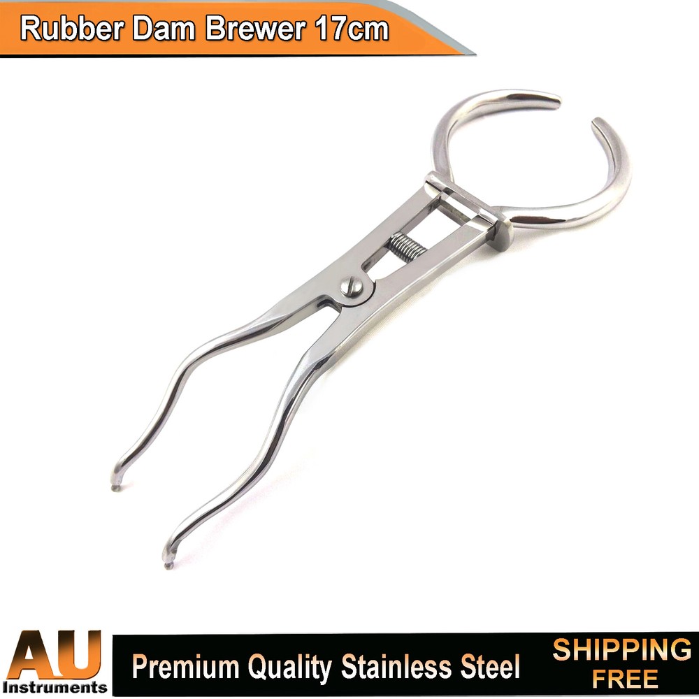 Brewer Rubber Dam Clamp Forceps Restorative Endodontic Instruments Lab