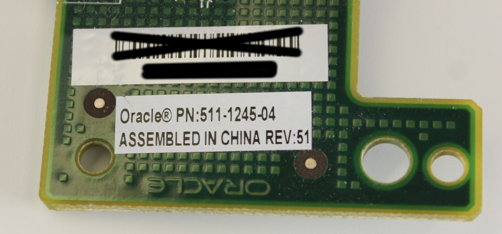 Sun Oracle Vga Network Interface Card 511-1245-04 271-1245-04
