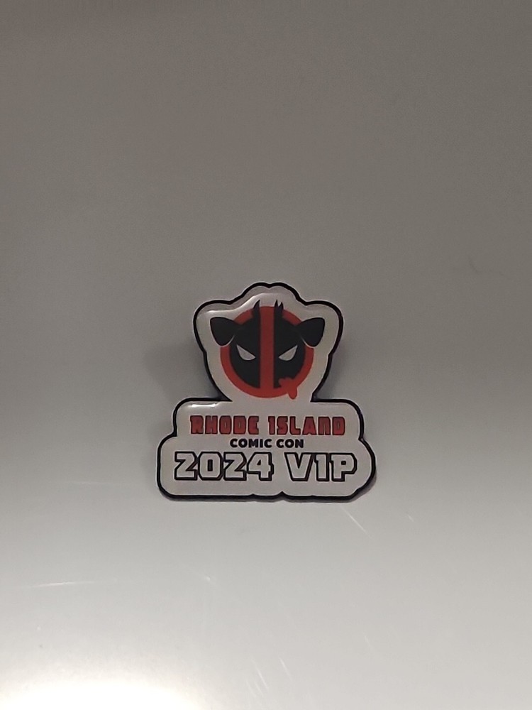 Deadpool Dogpool Rhode Island Comic Con VIP Pin 2024