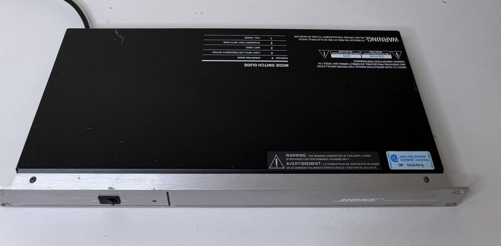 Bose 802C II Systems Controller Rack EQ