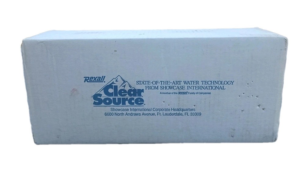 Rexall Clear Source Undercounter Tap Water Filter 6820 Complete Install USA New