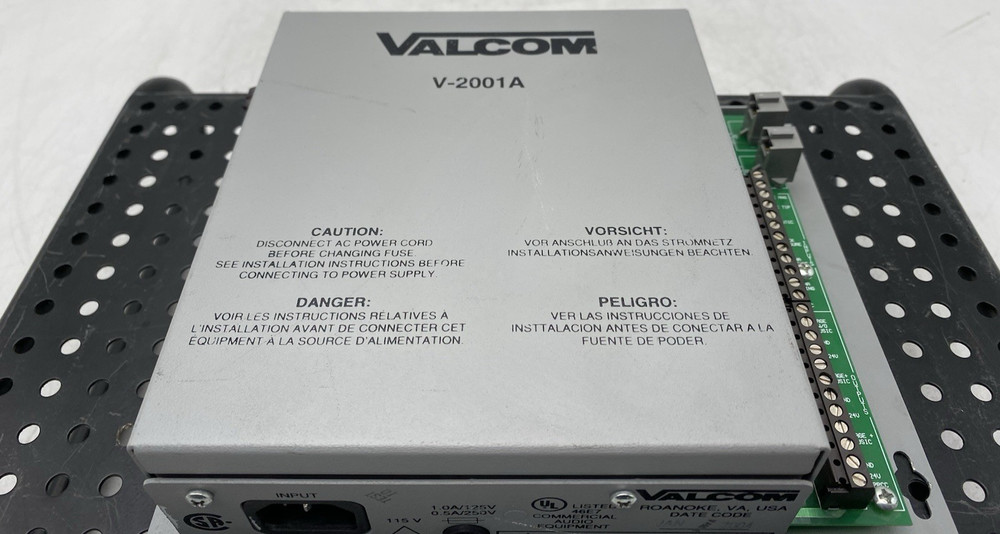 Valcom V-2001A 1-Zone One-Way Page Control Unit