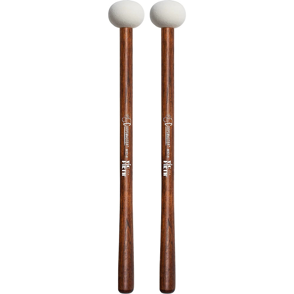 Vic Firth Corpsmaster Marching Bass Mallets Hard Medium