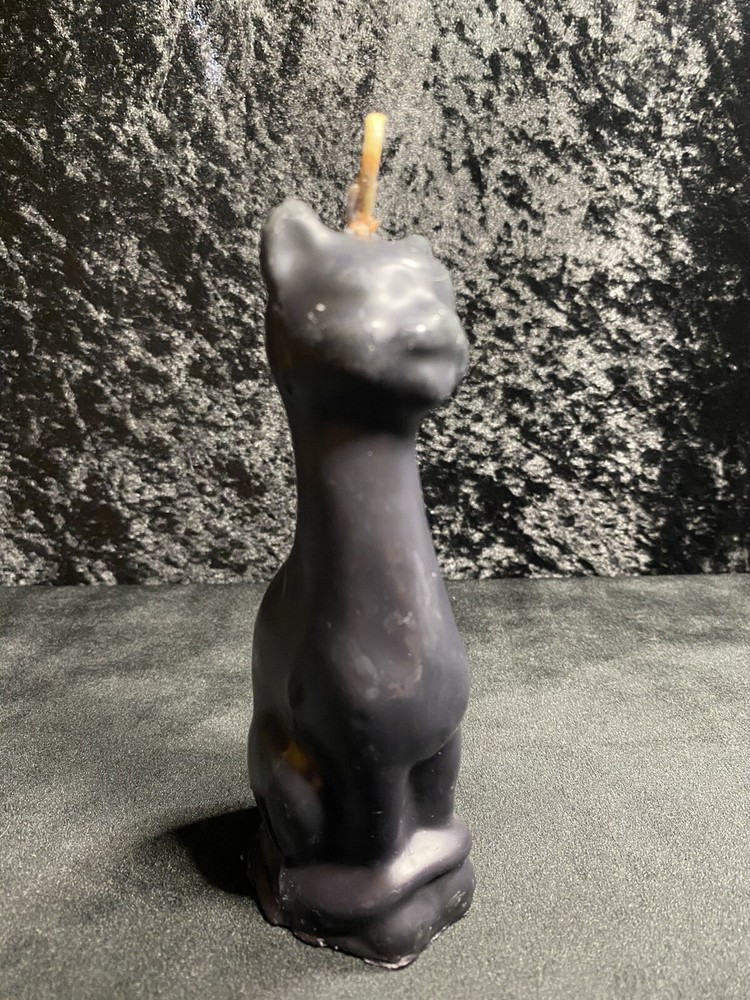 BLACK CAT RITUAL CANDLE
