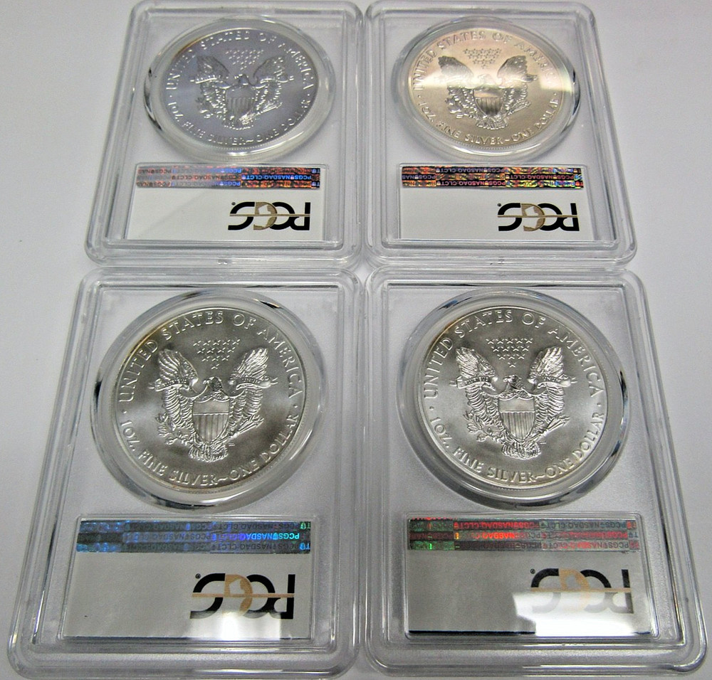 2015 W American Silver Eagle Uncirculated PCGS MS 70 SATWPM