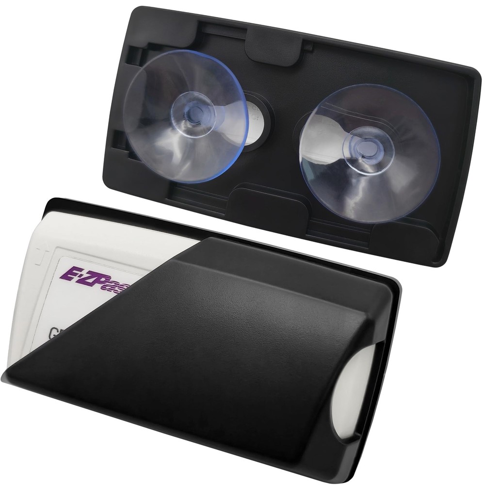 Windshield EZ Pass Holder - Super Strong Suction Cup Mount for EZ Pass, iPass...