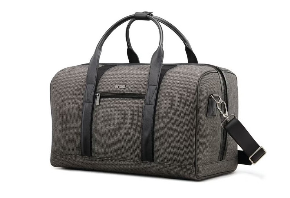Hartmann Herringbone DLX 19" Duffel Gray Herringbone $179