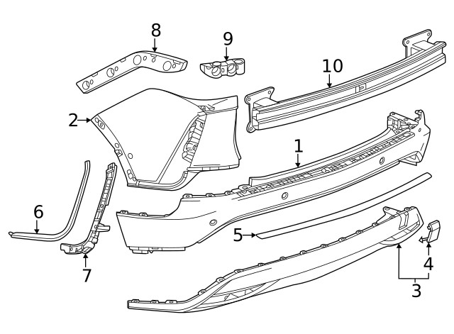 Genuine GM Lower Cover 85014221