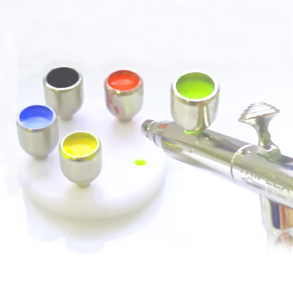 TRIPLEX Airbrush paint cup 5 palette