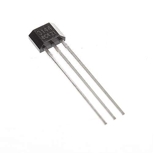 30pcs A3144 3144 Hall Effect Sensor for High-Temperature Operation，3Pins.