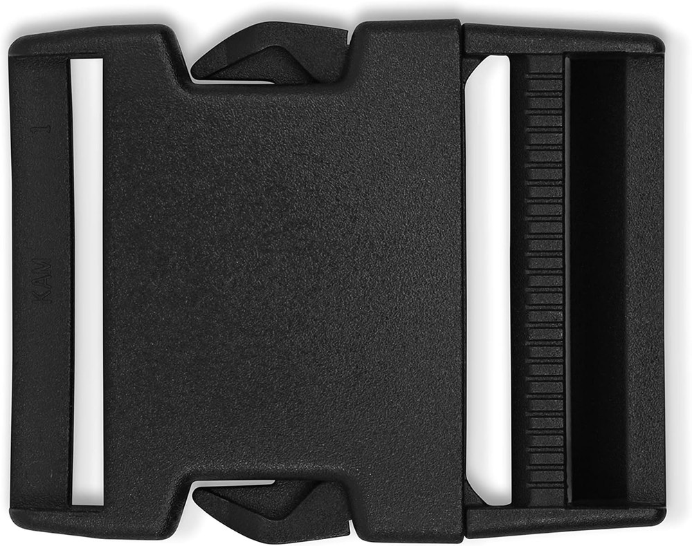 Dritz Parachute Buckle for 2-Inch Strap, 1 Set, Black