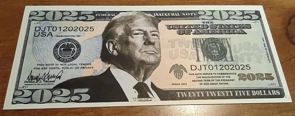 Donald TRUMP Novelty $100 Bill.