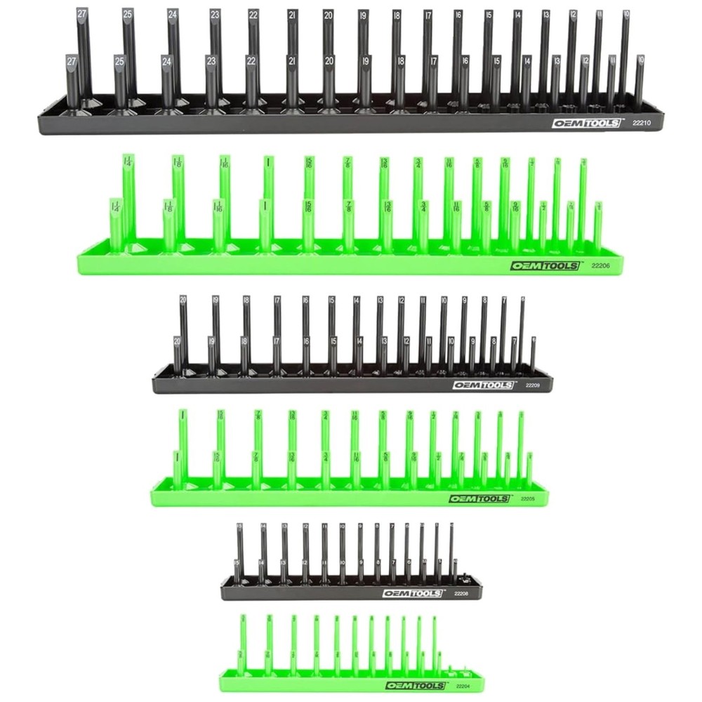 Tool Storage Organizer for Quick Socket Identification