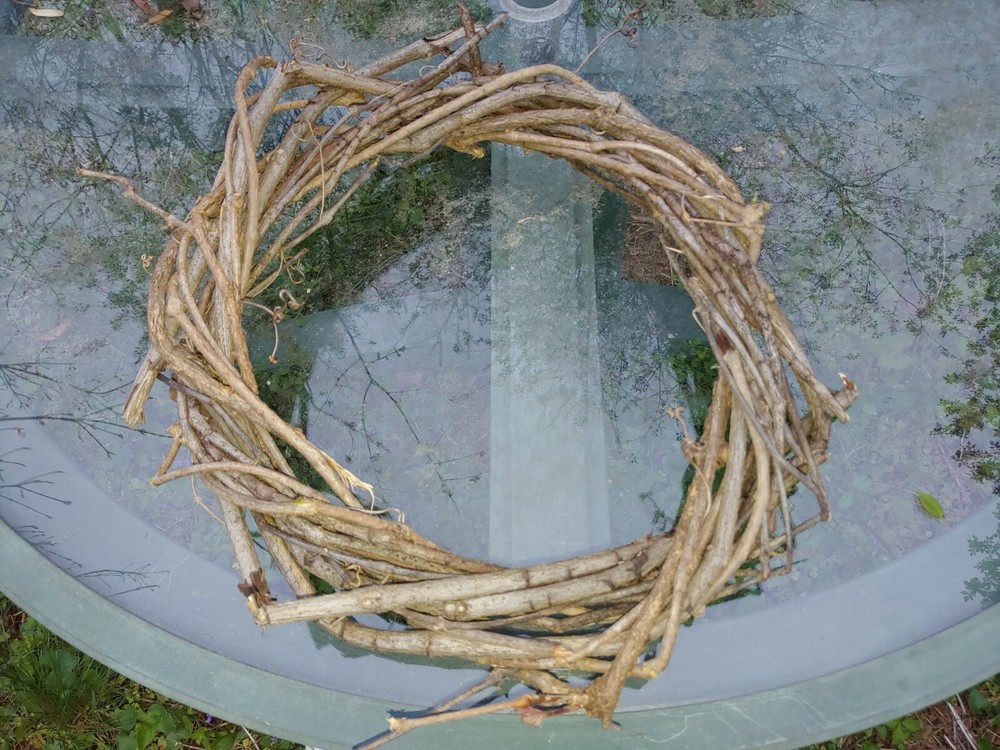 Grapevine wreath 14" diameter