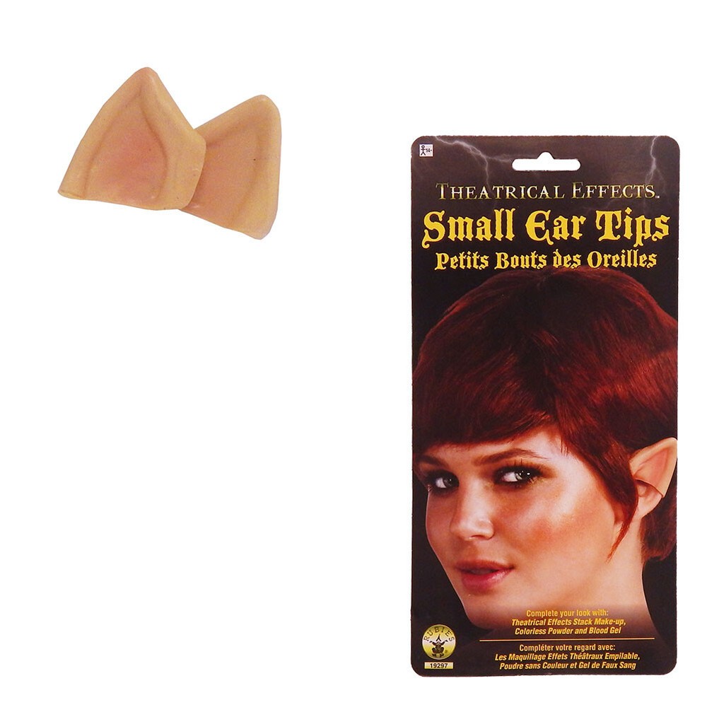 Theatrical Effects Small Pointed Ear Tips, 1 Pair