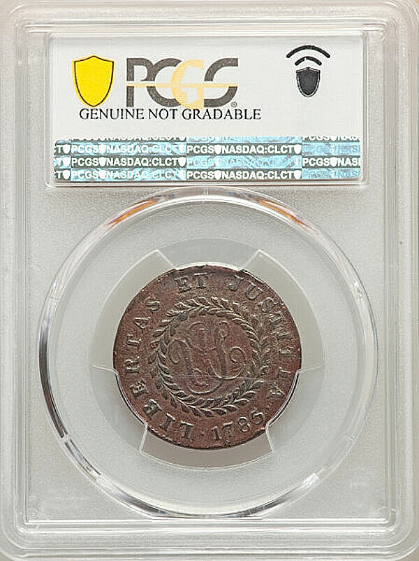 1785 NOVA CONSTELLATIO COPPER *Pointed Rays* PCGS Strong VF *FREE SHIPPING!!!