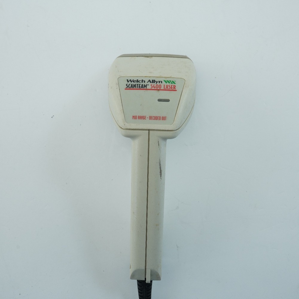 WELCH ALLYN 5400 USED SCANTEAM LASER BAR CODE READER USED