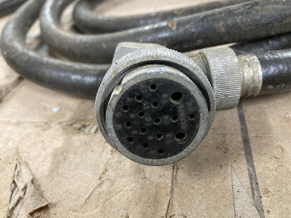 WWII Collins TCS Radio Transmitter 10 FT Dynamotor Cable