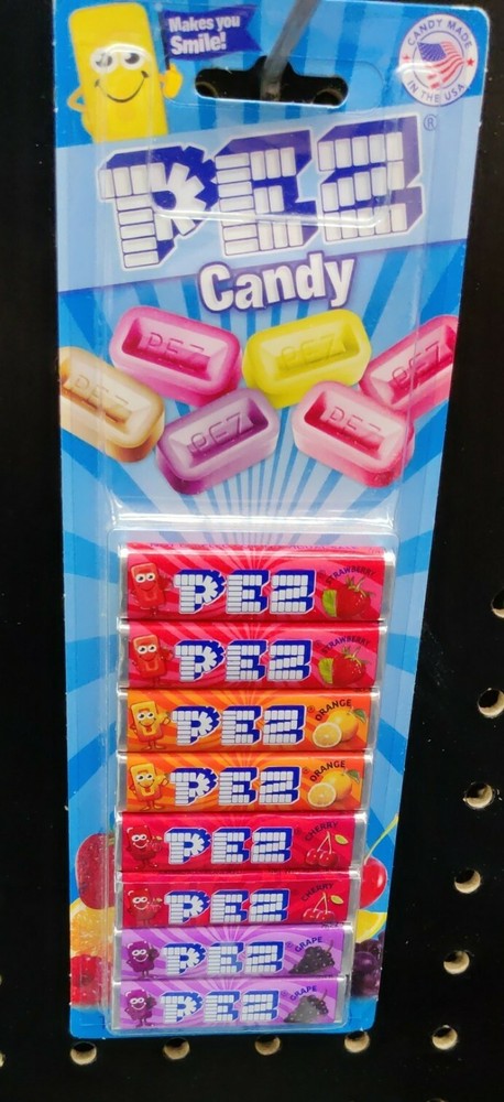PEZ CANDY Assorted FRUIT 8 Pack