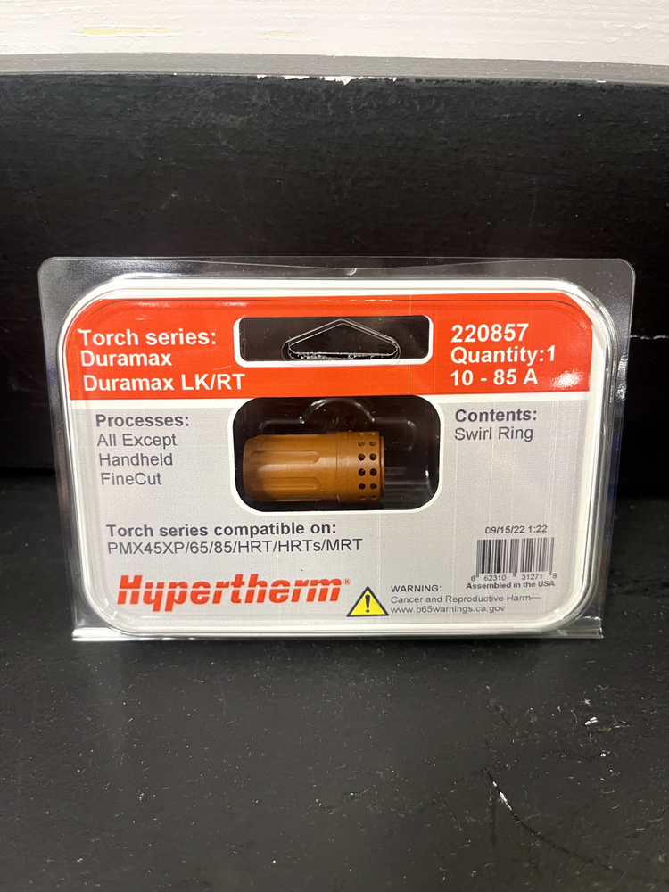 Hypertherm 220857Swirl Ring Powermax 105A
