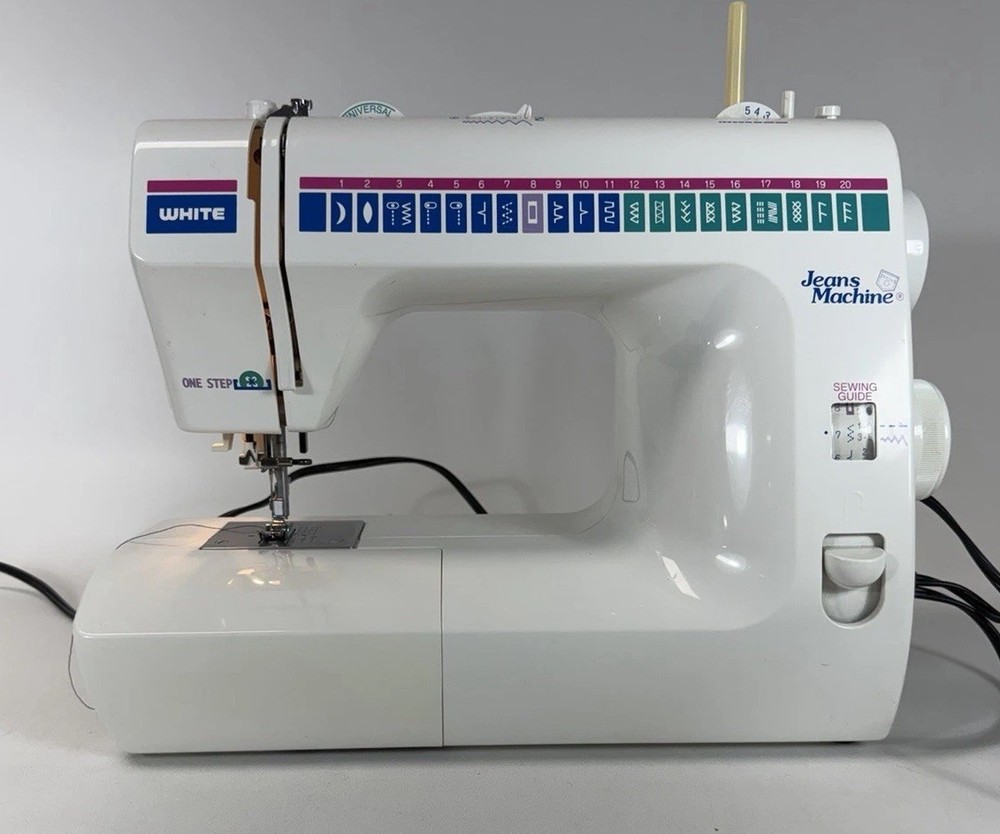 White Jeans Machine Model 1999 sewing machine