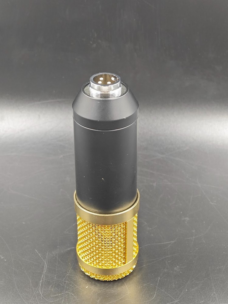 BM-800 Condenser Microphone Black/Gold Used Working