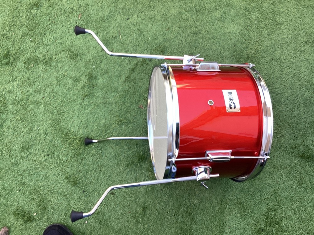 13” Floor Tom Drum. Red Finish. 13/12 RockJam