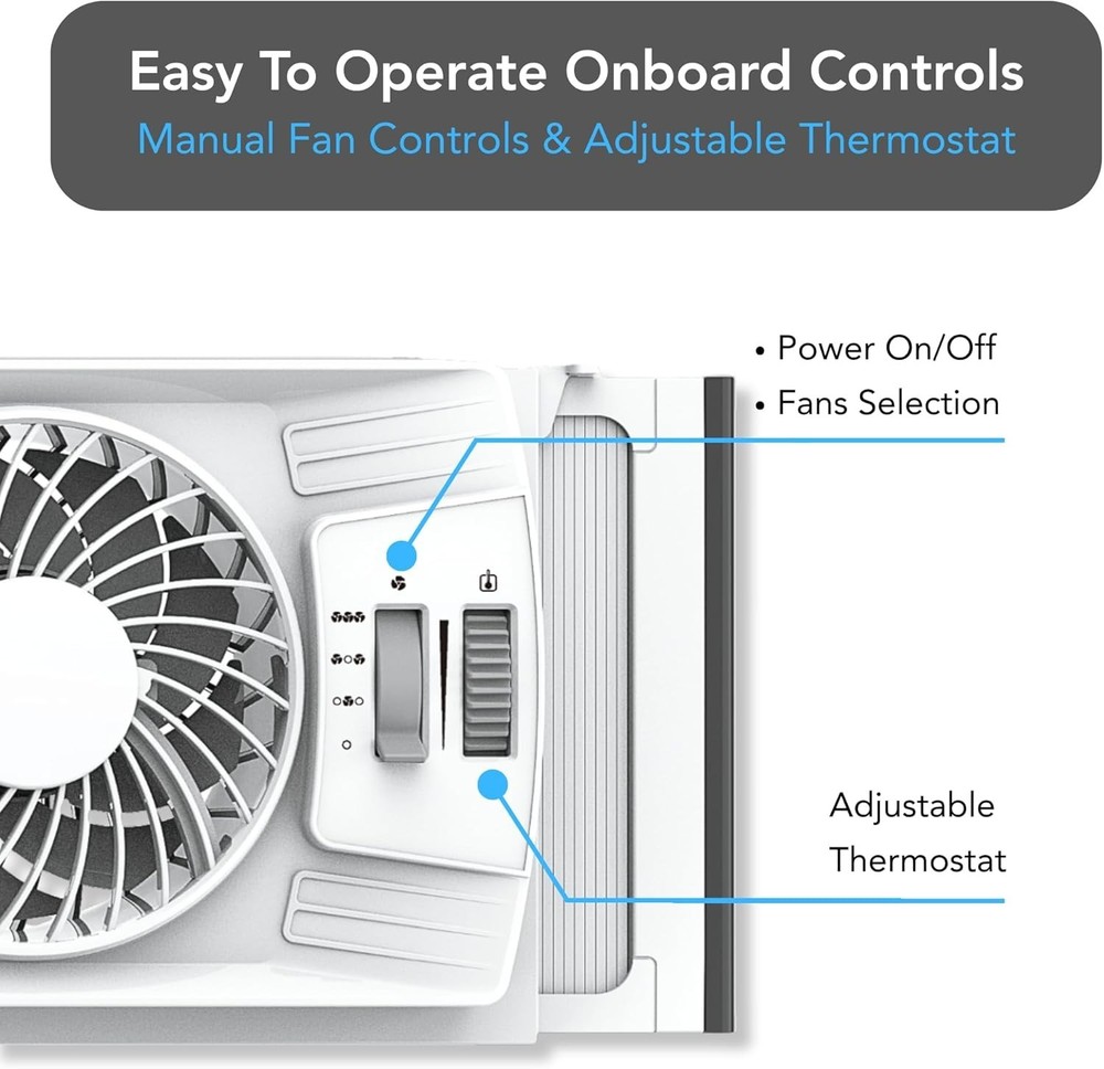 Comfort Zone Triple Blade Window Fan