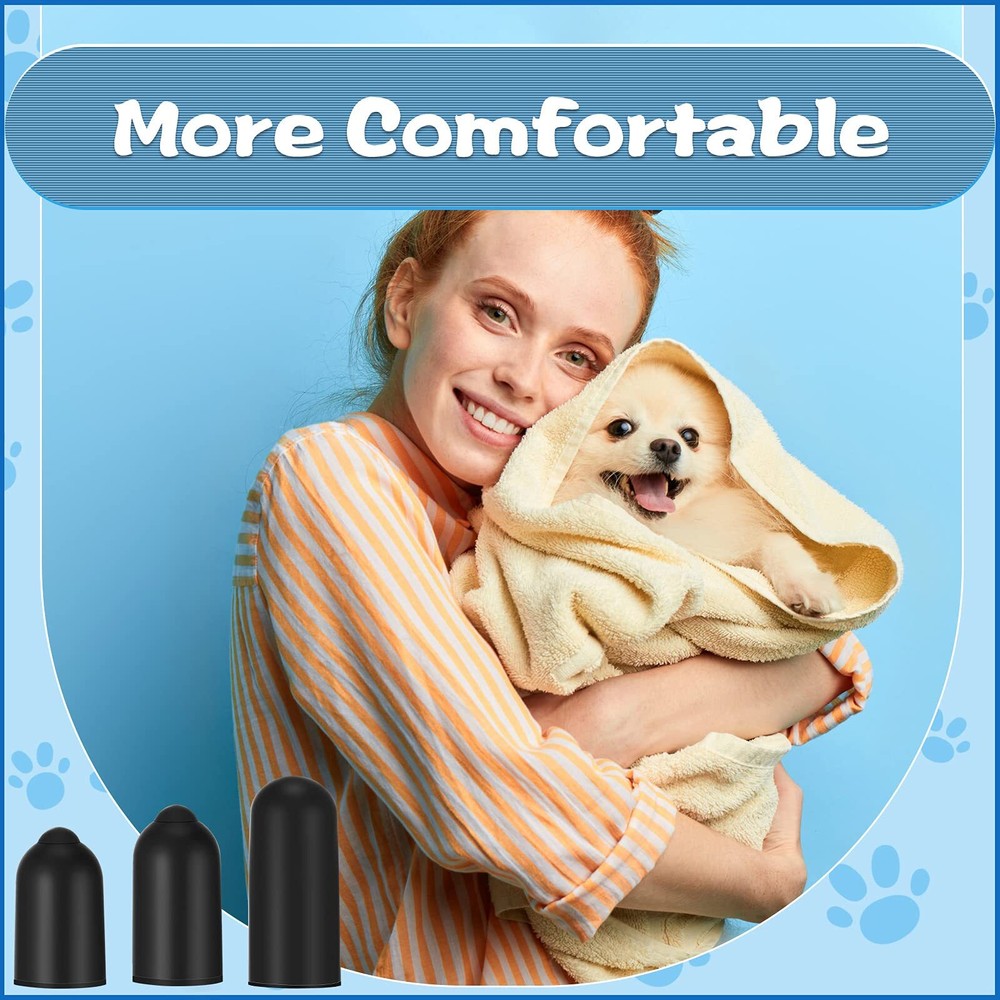 24 Pcs Dog Shock Collar Rubber Tips Training Rubber Tips Silicone Sleeves