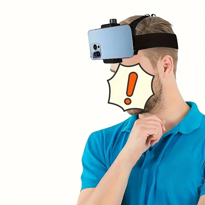 Easily Adjustable head-mounted mobile phone camera fixed bracket,first-person