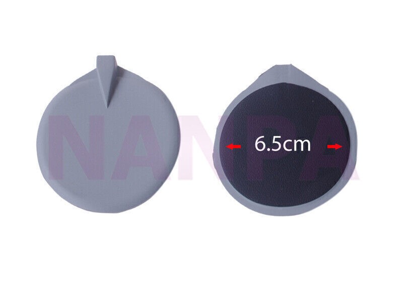 2PCS Reusable Rubber Replace Electrode Pads For Microcurrent Body Shape Massager