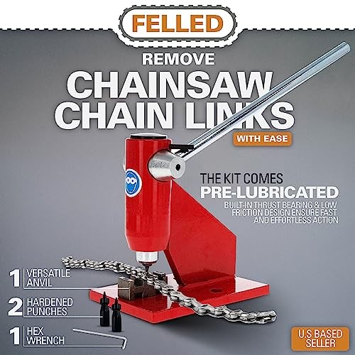 Chainsaw Chain Breaker and Rivet Tool Kit - Workbench Chainsaw Rivets and