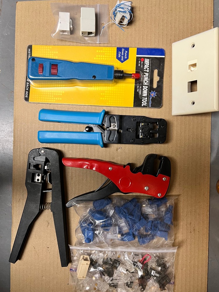 Network & Phone Crimping Tools & NEW Impact Punch Down Tool