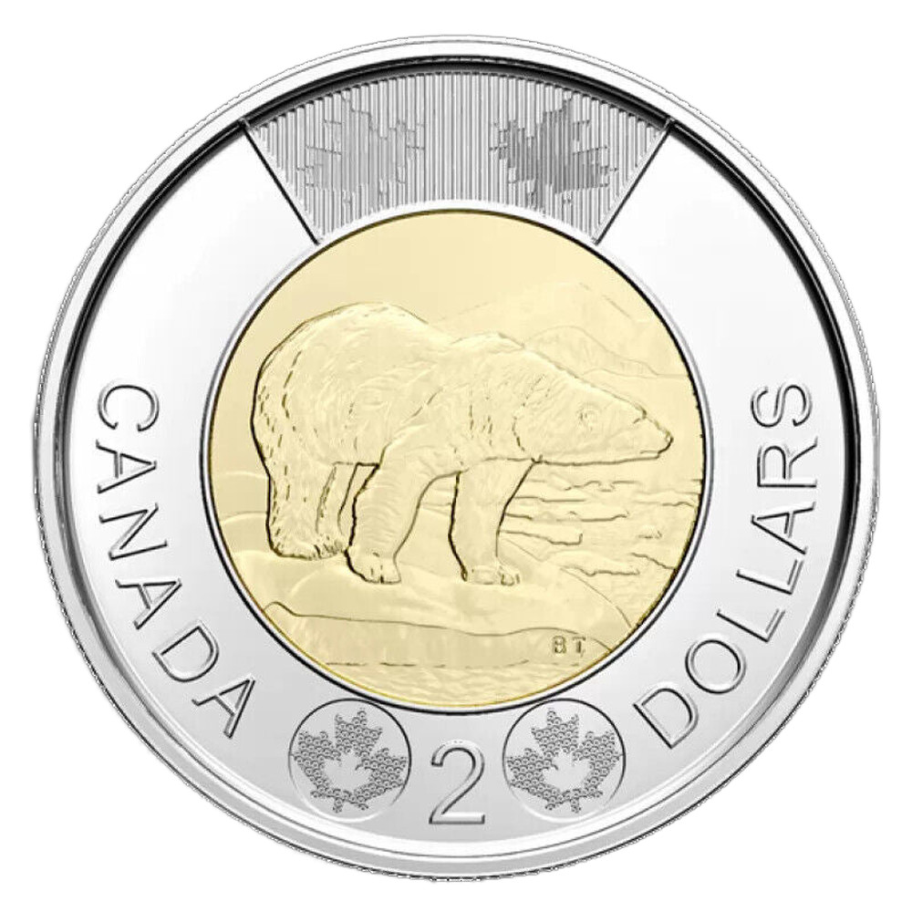 Canada 2022 BU UNC Uncirculated $2 Toonie!!