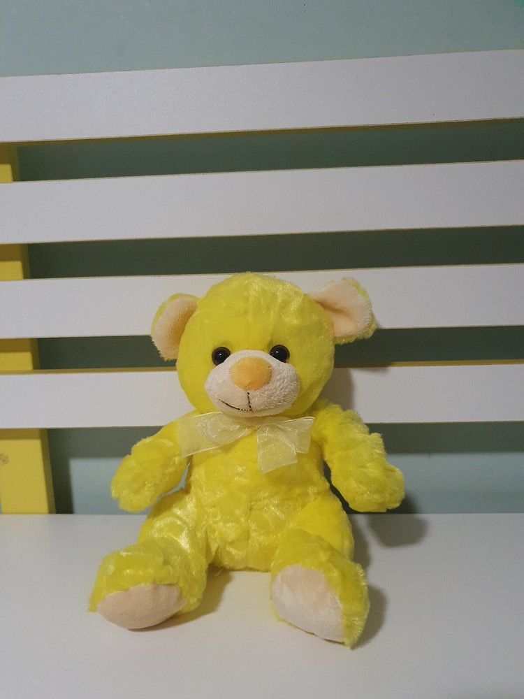 YELLOW TEDDY BEAR 20CM