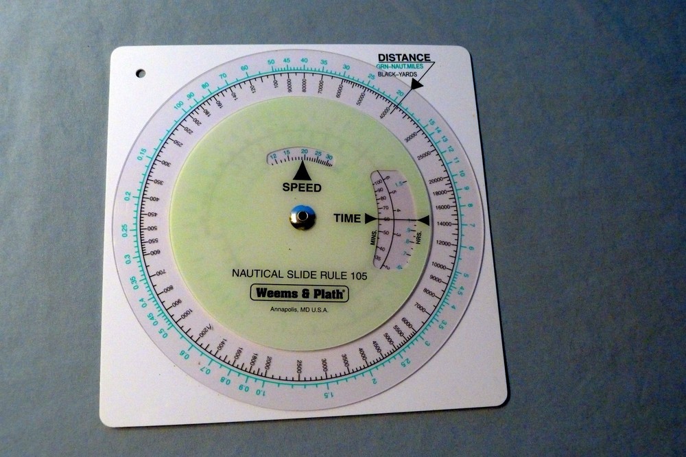 Weems & Plath 105 Nautical Slide Rule Circular
