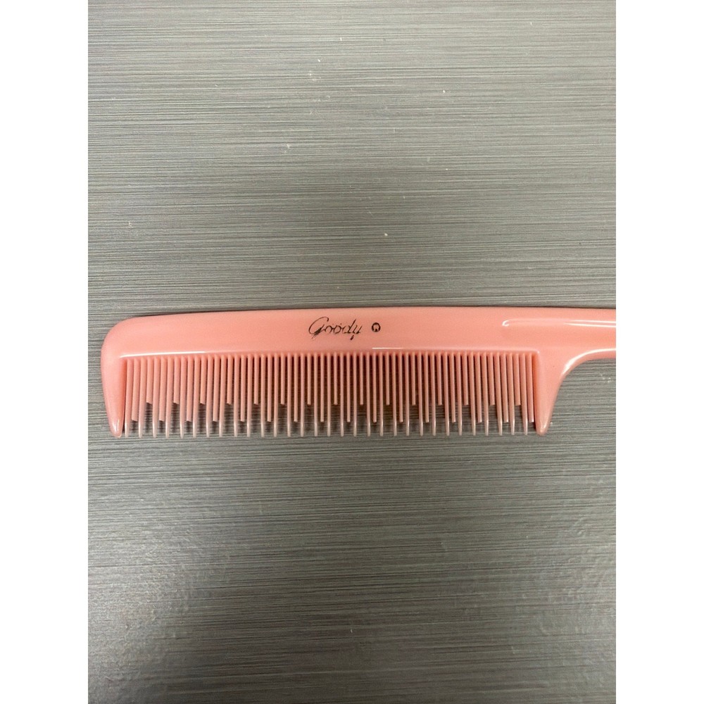 Vintage Goody Unbreakable Teasing Comb Light Pink #125 Open Package