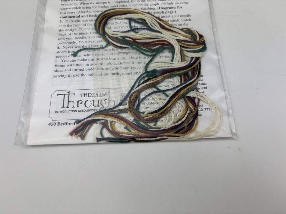 Threads Through Time Home Sweet Home Needlepoint Pattern Kit 6S
