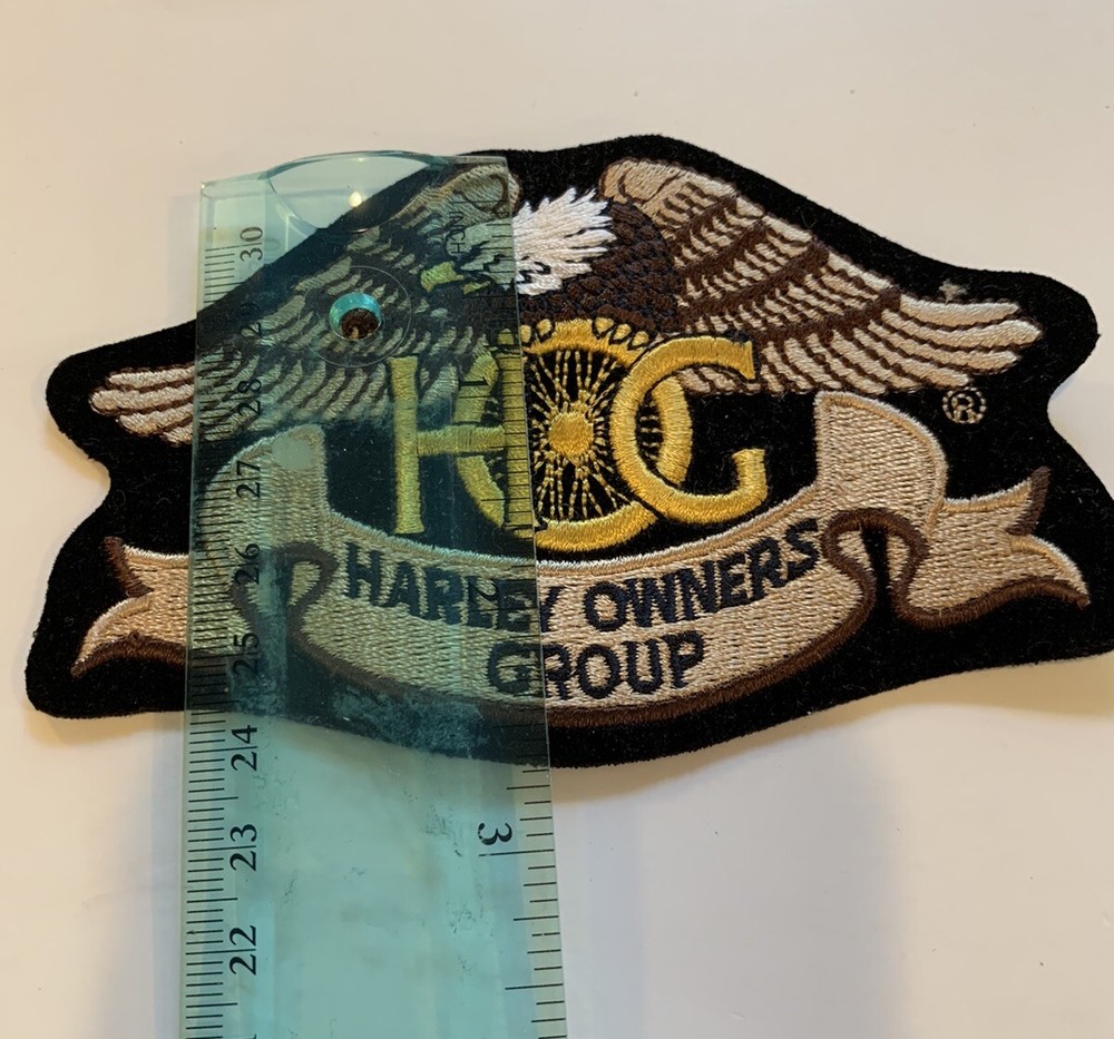 Harley Davidson Patch Owners Group 1983 HOG Eagle Vest Jacket Embroidered