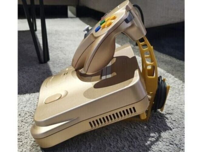 Jungle Green Console Display Stand w/ Floating Controller Mount Nintendo 64 N64