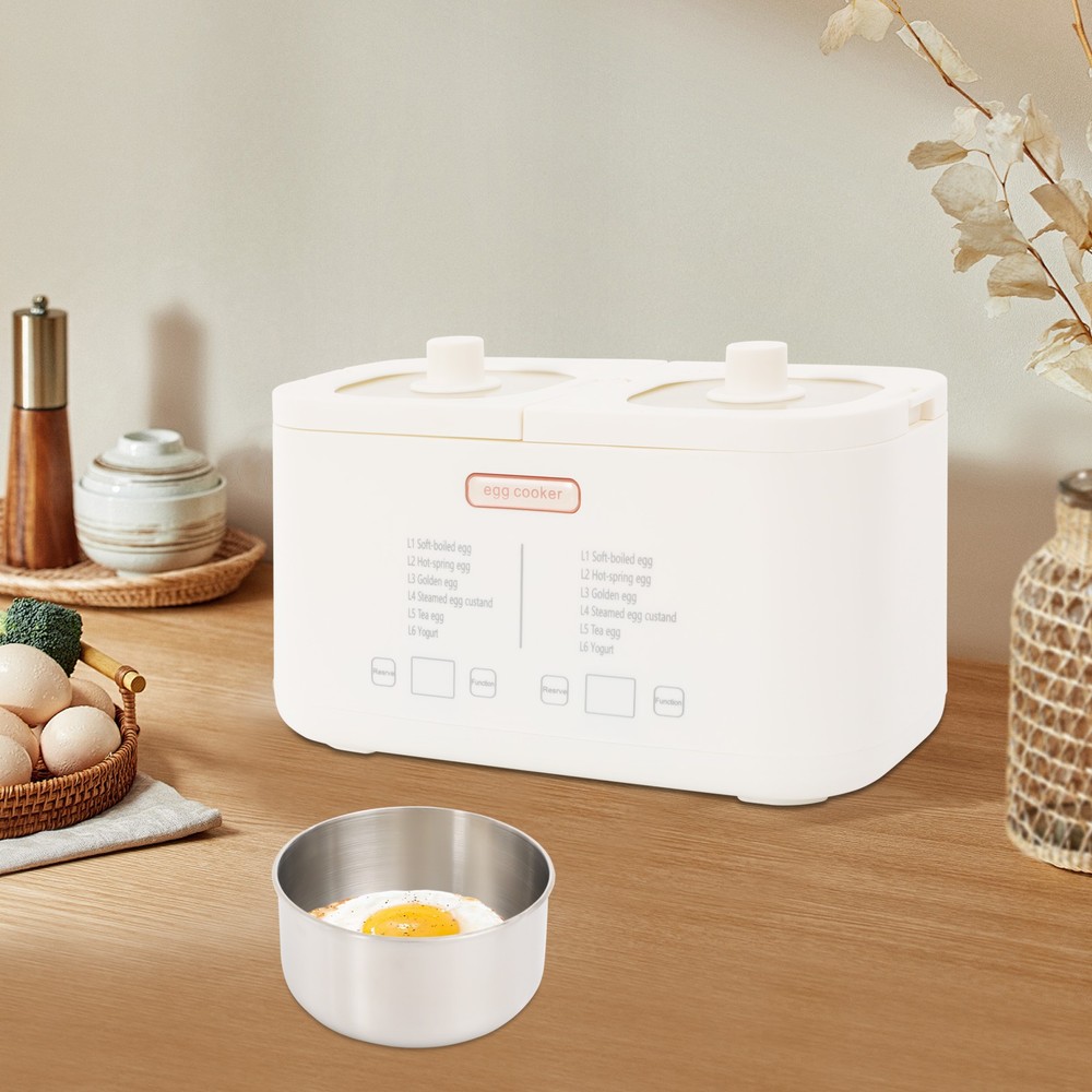 110V Egg Cooker Tabletop Rapid Egg Cooker Egg Boiler with Auto Shut Off Feature
