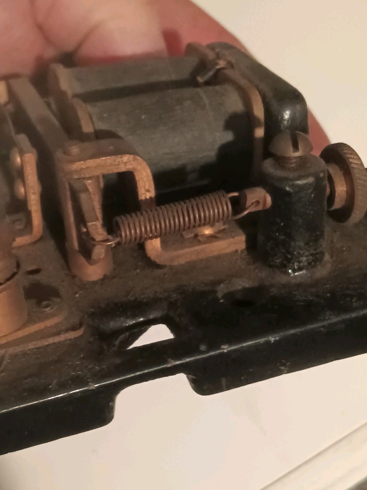 Vintage Edwards Cast Iron And Brass Electrical Relay Component