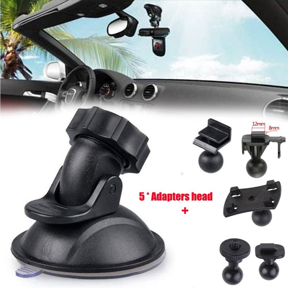 Car Suction Cup Vehicle Windshield With 5 Types Adapter Holder