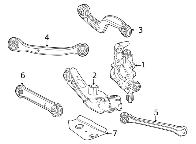Genuine GM Knuckle 84739342