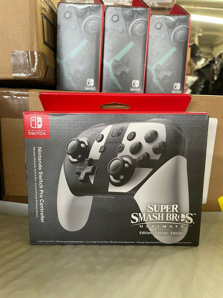Official Nintendo Switch Pro Controller - Super Smash Bros Ultimate Edition New!