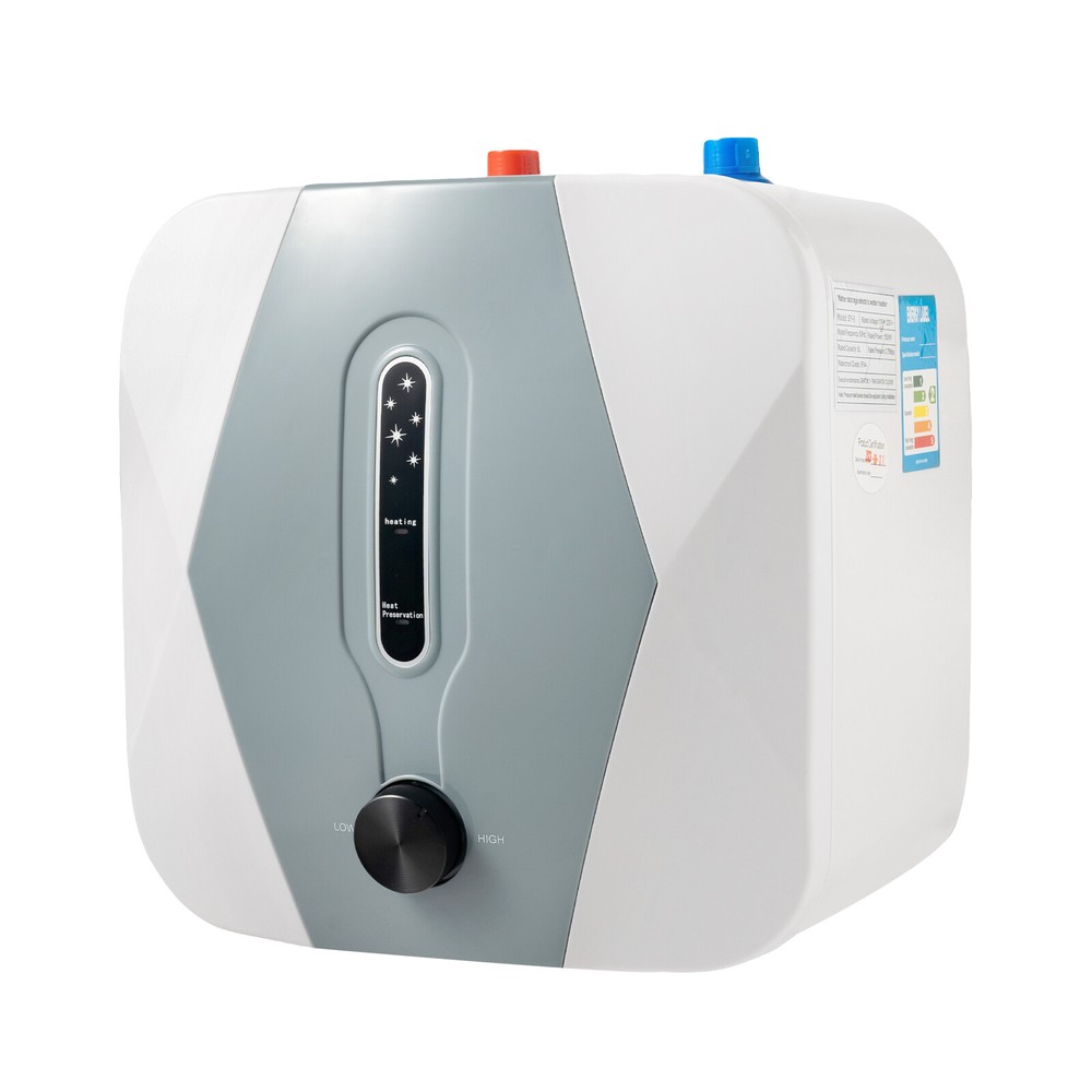 8L 1500W Under Sink Electric Instant Hot Water Heater Mini Small Water Tank NEW