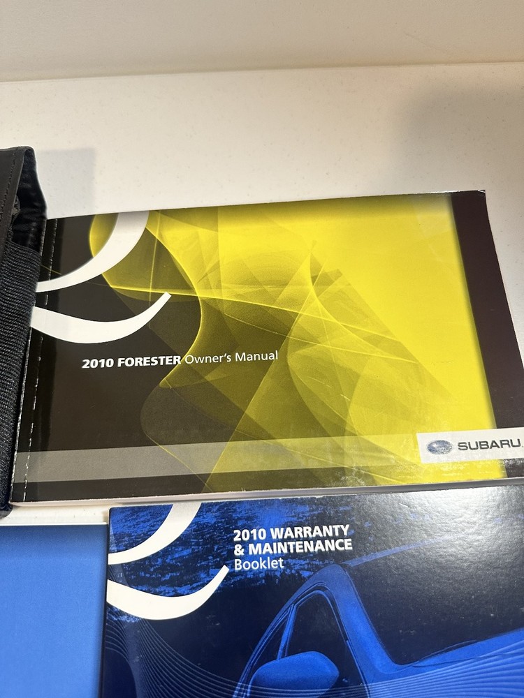 2010 Subaru Forester Owner Manual Set
