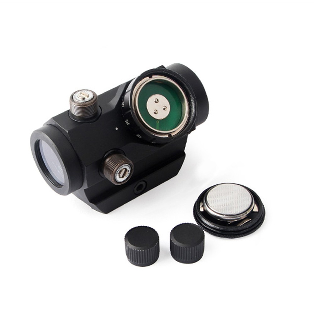Micro Red Dot Sight Scope 3 MOA 1x25mm Reflex Sight W/ 1'' Riser 20mm Rail Mount