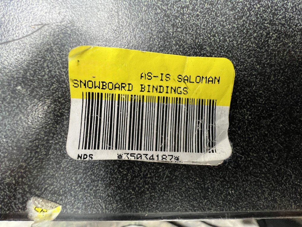 Salomon Snowboard Binding Black