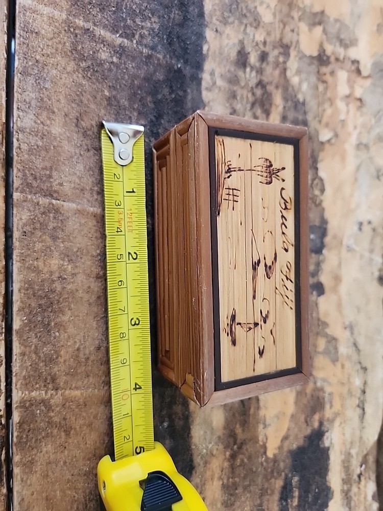 Bula Figi Souvenir Bamboo Small Trinket Box